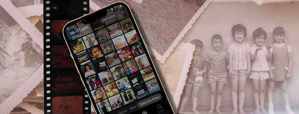 servei d'ordenar fotografies