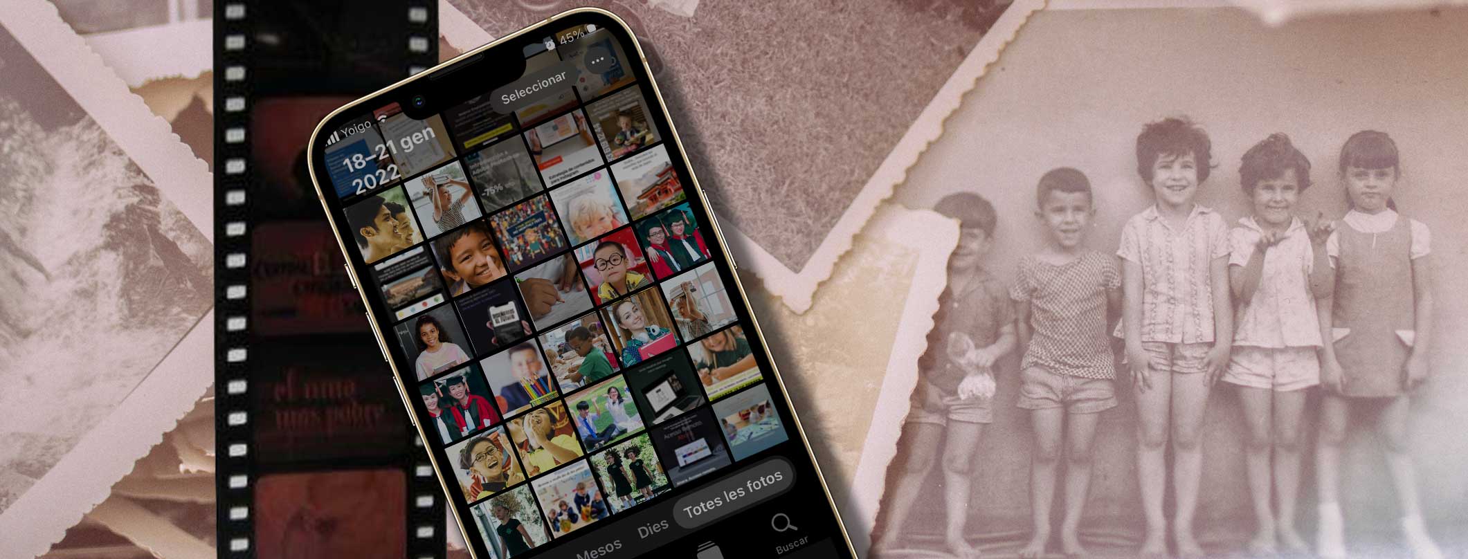 servei d'ordenar fotografies